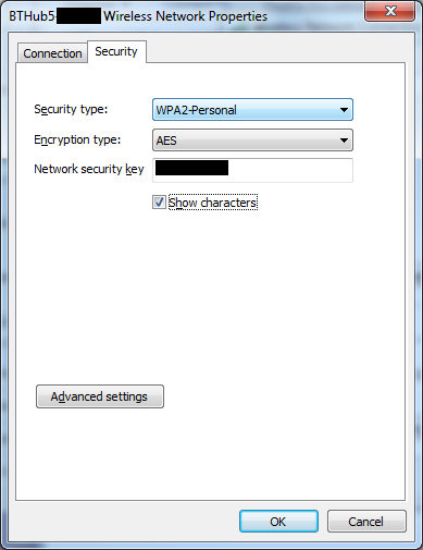 Wireless Network Properties